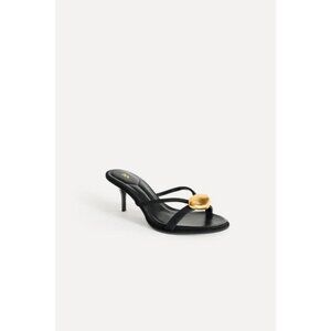 ZARA LEATHER SANDALS WITH METAL DETAIL 50TH ANNIVERSARY